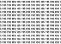 Apenas alguns conseguem localizar o 159 entre dezenas de 195 em tempo recorde