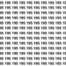 Apenas alguns conseguem localizar o 159 entre dezenas de 195 em tempo recorde