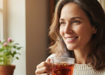 Chás que toda mulher acima de 40 anos ou na menopausa deve beber no dia a dia para aliviar ondas de calor e alterações de humor, mas que poucas pessoas conhecem