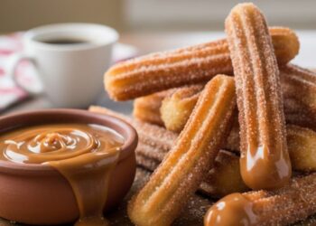 Aprenda a fazer churros em casa e nunca mais vá em feiras comer este delicioso doce, receita prática que deixa a massa crocante por fora e macia por dentro