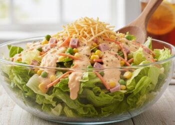 Nem gelo, nem água, com esta salada americana suas refeições ficarão mais refrescantes e deliciosas no verão