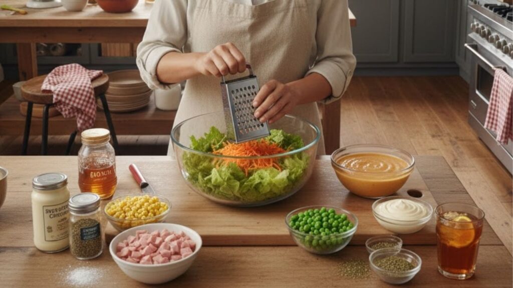 Nem gelo, nem água, com esta salada americana suas refeições ficarão mais refrescantes e deliciosas no verão