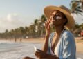 Rotina de cuidados com a pele para dias de praia, garantindo a proteção e a hidratação da pele mesmo em contato com o sol e a água do mar