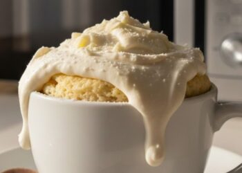 Testamos a receita do bolo de leite em pó no micro-ondas que fica pronto em 3 minutos e nos surpreendemos com o sabor