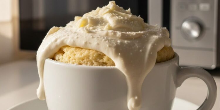 Testamos a receita do bolo de leite em pó no micro-ondas que fica pronto em 3 minutos e nos surpreendemos com o sabor