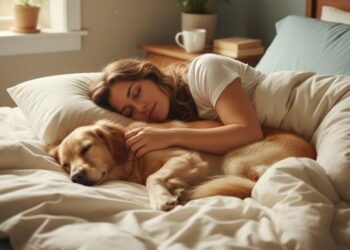 Segundo a psicologia, pessoas que dividem a cama com seus animais de estimação desenvolvem forças emocionais silenciosas