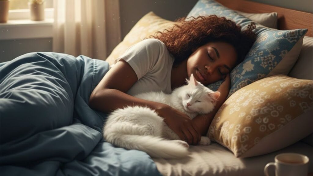 Segundo a psicologia, pessoas que dividem a cama com seus animais de estimação desenvolvem forças emocionais silenciosas