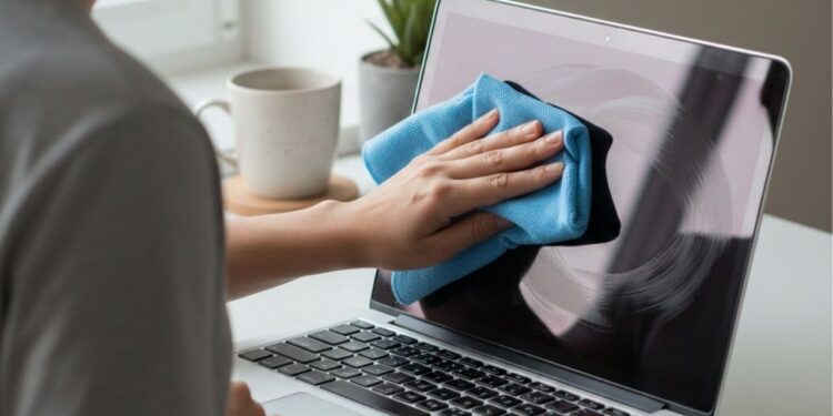 Misturinha milagrosa para limpar a tela da TV, notebook e celular garantindo uma higienização eficiente sem danificar os aparelhos