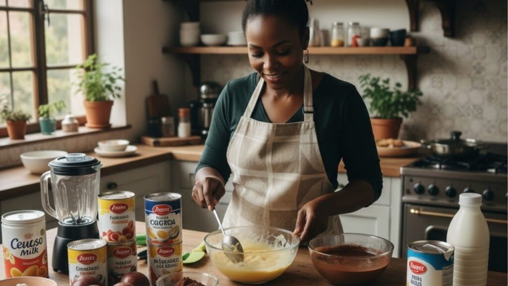Pudim duo de chocolate com maracujá no liquidificador, sobremesa prática e deliciosa para quem tem a rotina agitada