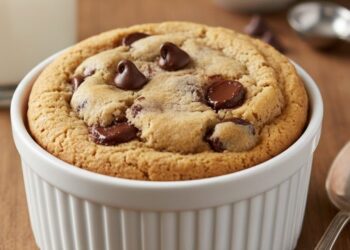 Nem forno, nem airfryer, este cookie de micro-ondas é delicioso como os tradicionais e fica pronto em 50 segundos