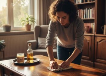 Como limpar móveis dando brilho sem estragar a madeira, evitando que fique estufada, manchada ou apodreça o material