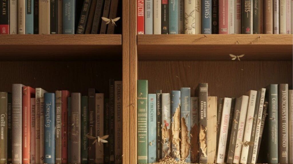 Estes insetos podem estar comendo seus livros silenciosamente e quando você perceber será tarde demais, saiba como identificar e proteger a coleção