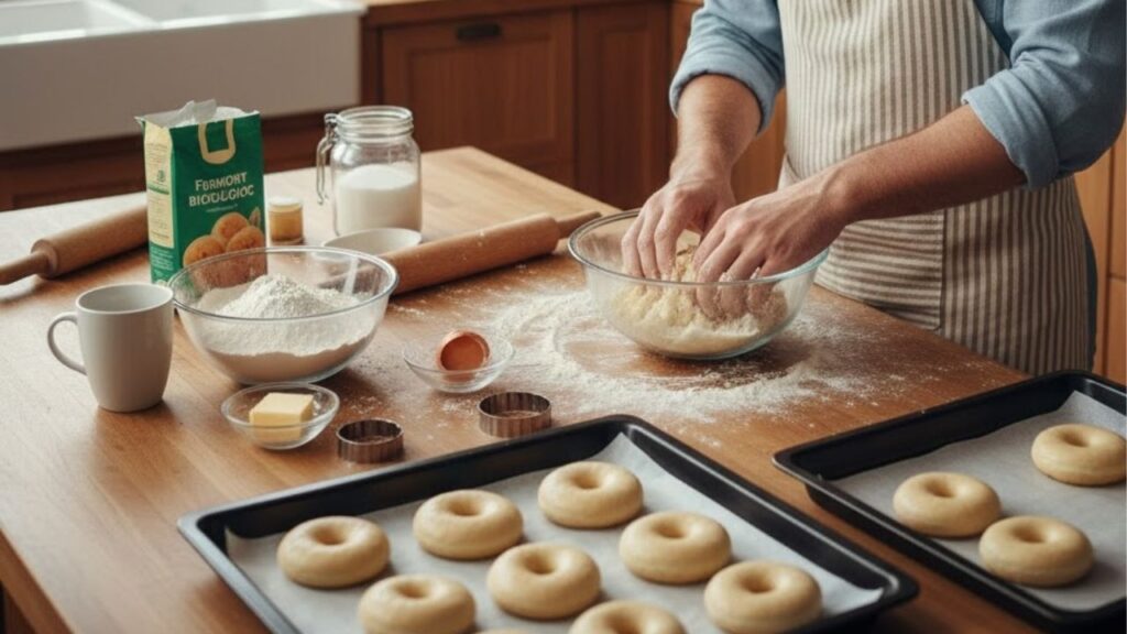 Você vai se surpreender com esta receita deliciosa de donuts, é muito fácil de fazer, fica pronto em pouco tempo e combina com diversos recheios