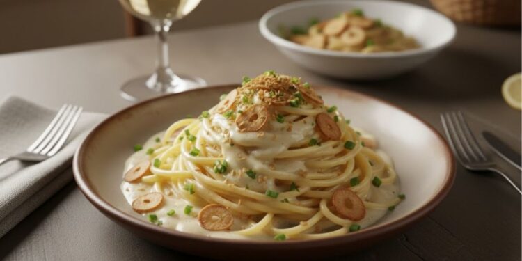 Como preparar macarrão alho e óleo cremoso com manteiga e parmesão, uma alternativa rápida e deliciosa para o jantar em família fugir do tradicional