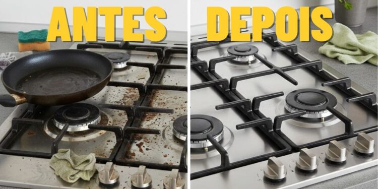 Você precisará de apenas 3 ingredientes que tem em casa para fazer essa misturinha e terá o fogão brilhando como novo sem esfregar