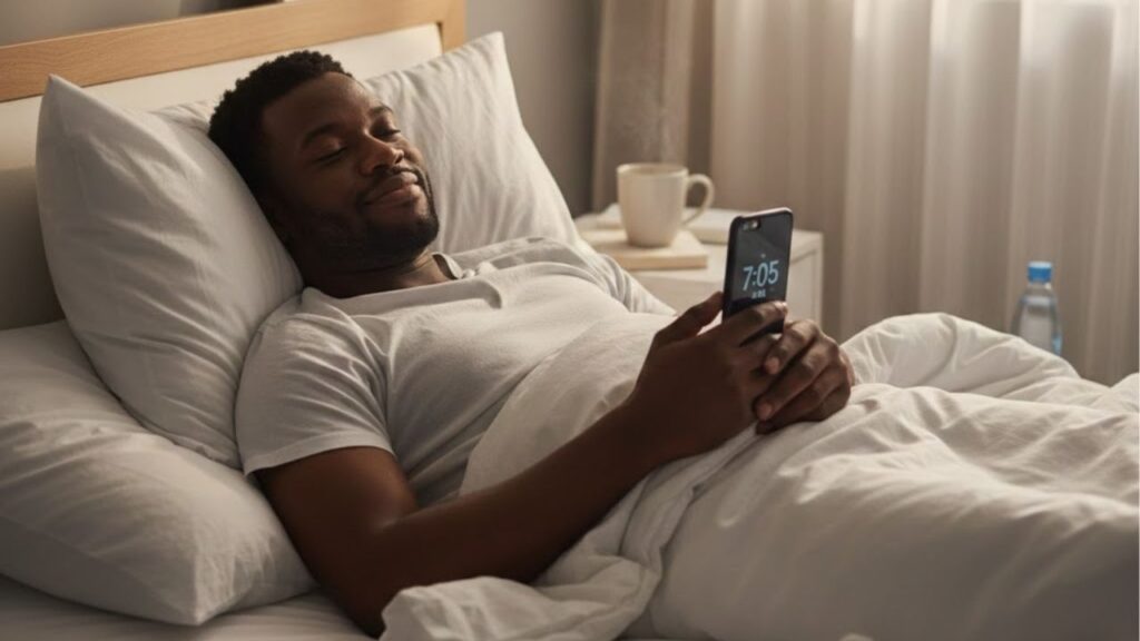 Segundo especialistas, ficar 5 minutos a mais na cama depois de acordar pode mudar a sua rotina matinal positivamente e você nem sabia disso