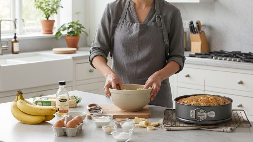Está com bananas maduras sobrando em casa? Aproveite para fazer esta deliciosa torta alemã de banana, uma receita de poucos ingredientes e fácil preparo