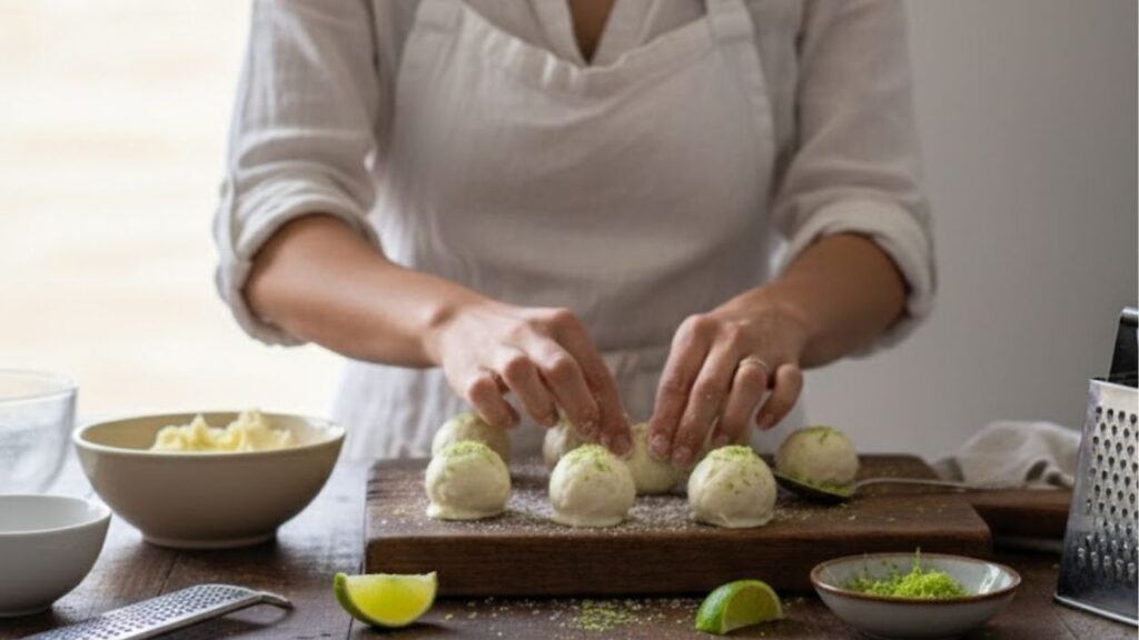 Você vai precisar apenas de limão, chocolate e creme de leite para preparar esta trufa rústica deliciosa, uma sobremesa sofisticada e saborosa para qualquer ocasião