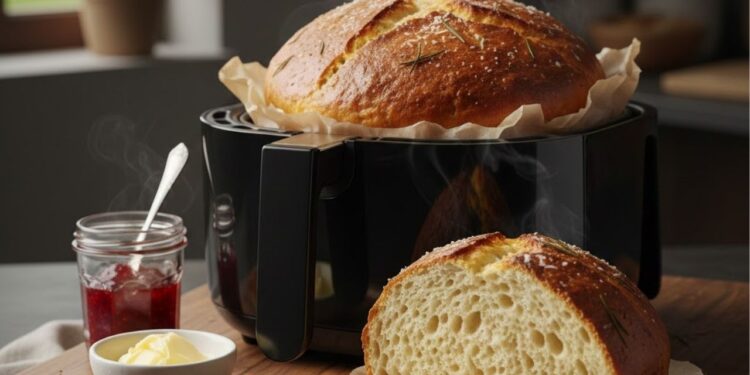 Este pão pode ser preparado no liquidificador, não precisa sovar a massa e fica ainda mais delicioso se assado na airfryer