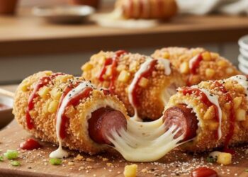 Como preparar o famoso corn dog coreano em casa com poucos ingredientes, é uma verdadeira experiência gastronômica