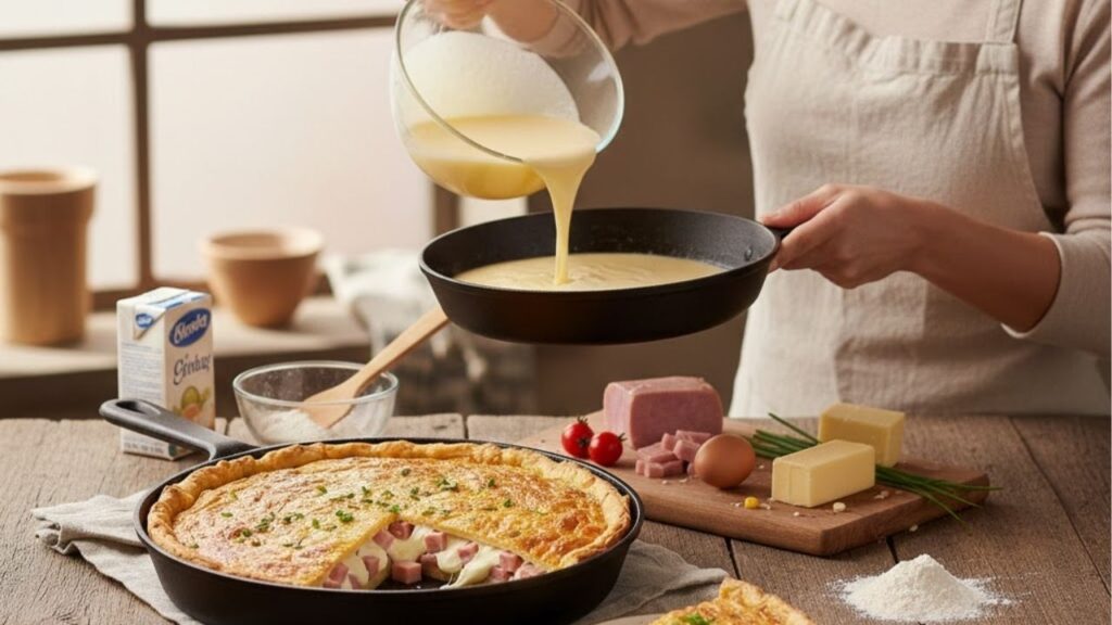 Aprenda a fazer torta salgada de frigideira, uma opção deliciosa para o seu café da manhã e fica pronta em menos de 10 minutos