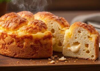 Você já provou bolo pão de queijo? Se não, faça agora mesmo esta receita prática e deliciosa que irá salvar o seu lanche da tarde
