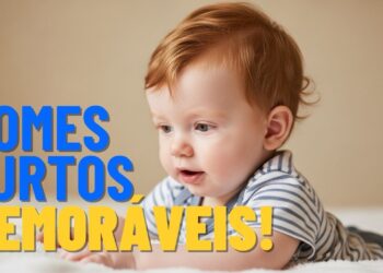 Nomes curtos e memoráveis que todos irão lembrar, podendo garantir um futuro de impacto e sucesso ao sseu filho