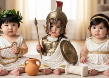 Nomes da mitologia grega que podem ser usados em bebês em 2026, carregando uma bela herança histórica de força, coragem e sabedoria