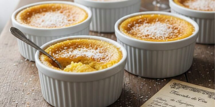 Nem brasileiro, nem japonês, toucinho do céu é um doce português delicioso que combina coco e leite condensado, aprenda a fazer em poucos minutos