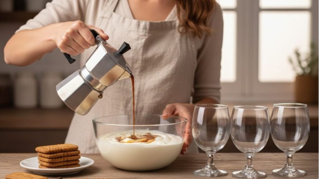 Viralizou no TikTok a receita que mistura café com iogurte, nós testamos e ficamos surpresos com o sabor, te ensinamos a fazer na sua casa para provar também