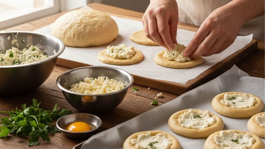 Como fazer esfiha aberta de queijo em casa iguais as dos restaurantes, depois que provar esta receita, você não vai mais querer outra