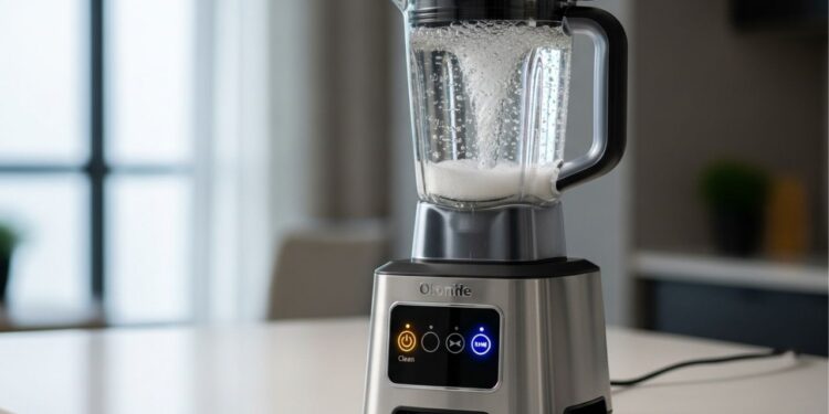 Nem esponja, nem escova, a forma certa de lavar o liquidificador usando o próprio aparelho e sem precisar esfregar