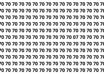 Encontre o número 07 entre vários números 70 em apenas 10 segundos neste desafio