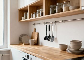 Diga adeus aos armários de cozinha: invista nesta tendência barata e funcional que dará mais espaço ao ambiente