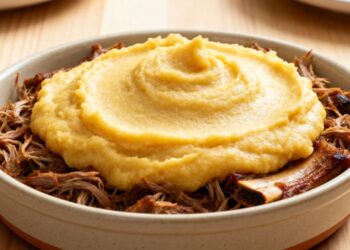 Escondidinho de costela de dar água na boca: a opção perfeita para quem quer um almoço gostoso sem abrir mão da dieta