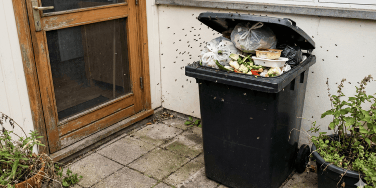 proliferação de insetos no calor