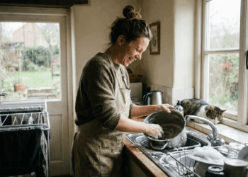 como lavar louça corretamente