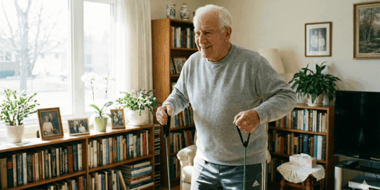 Exercícios leves ajudam idosos a manter a autonomia no dia a dia e a recuperar confiança para realizar tarefas simples sem ajuda
