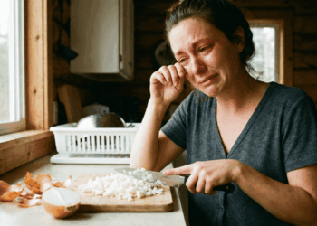 cortar cebola sem chorar