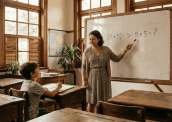 Quanto é (5 + 5) + 5 – 5 x 5? A conta matemática que muito gente erra