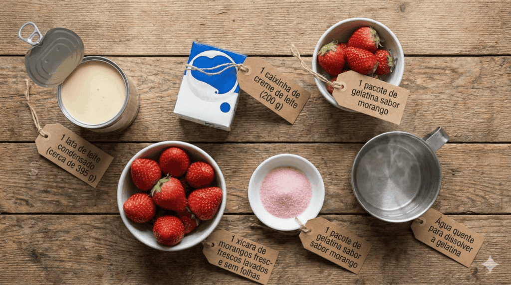 ingredientes morango