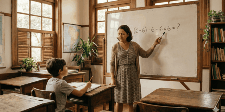 Quanto é (6 – 6) – 6 – 6 x 6? A conta matemática que testa gênios