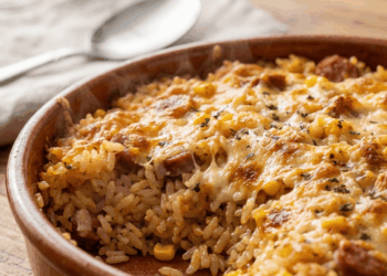 como fazer arroz assado