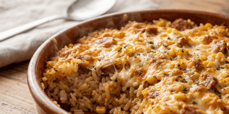 como fazer arroz assado