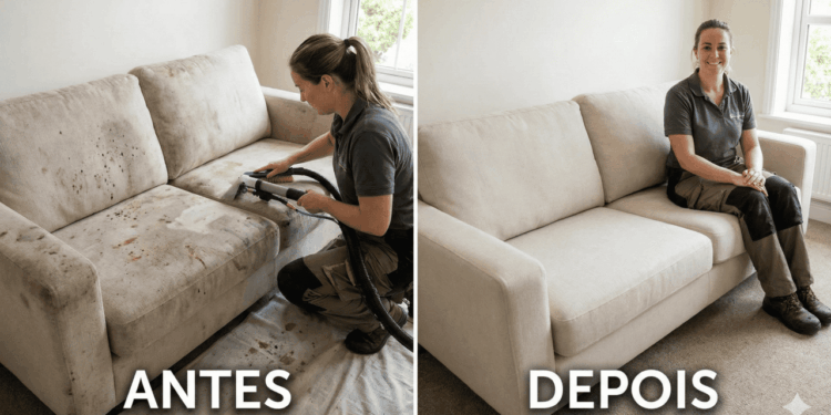 limpar o sofá corretamente