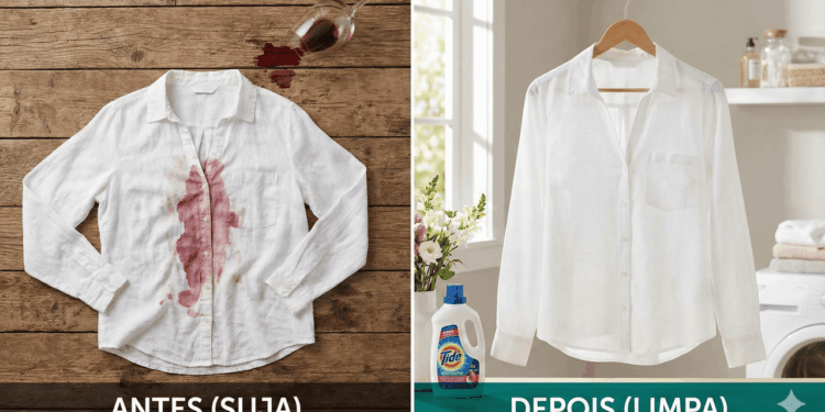 como retirar mancha de vinho nas roupas