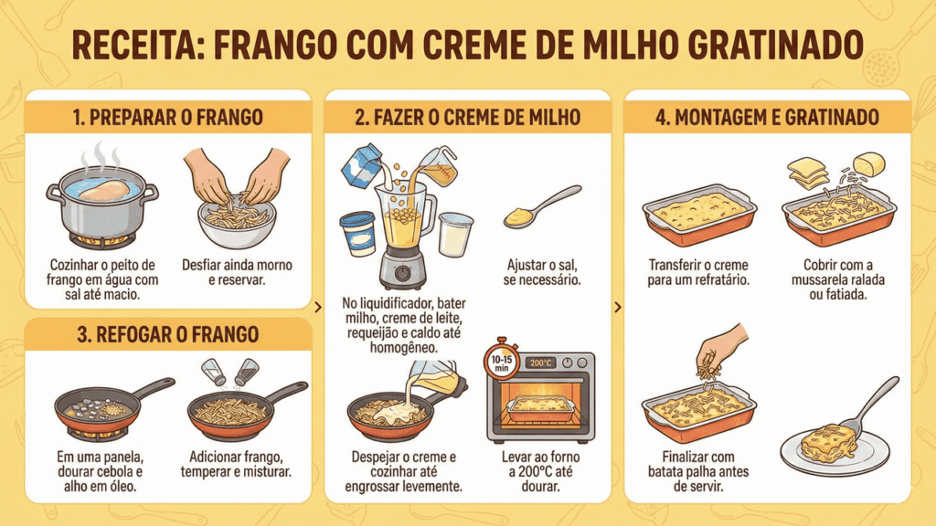 receita de fricassê de frango
