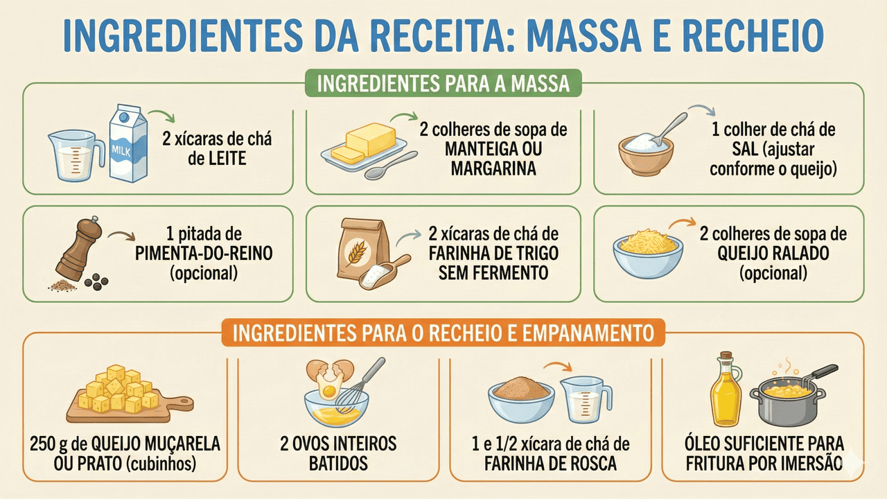 receita de bolinha de queijo