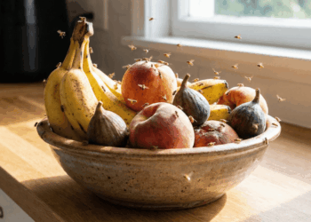 Armadilha caseira simples que ajuda a reduzir moscas de frutas na cozinha em minutos