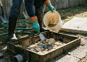 limpar caixa de gordura